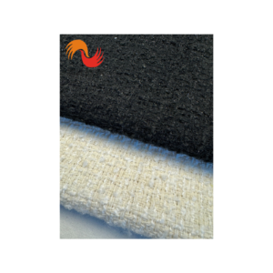 Small fragrant fabric woolen woven woven woolen tweed cloth for women's shoes, hats and bags