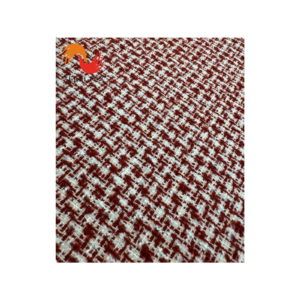 Small fragrant fabric woolen woven woven woolen tweed cloth for women's shoes, hats and bags