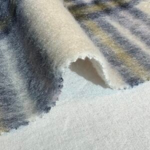 knitted plaid fabric