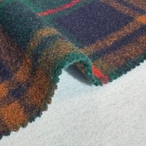 Woven plaid fabric